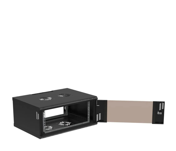 Extralink Wisząca 19" 4U 600x450mm Premium jednosekcyjna (czarna) EX.39274 - 1323267 - zdjęcie 4